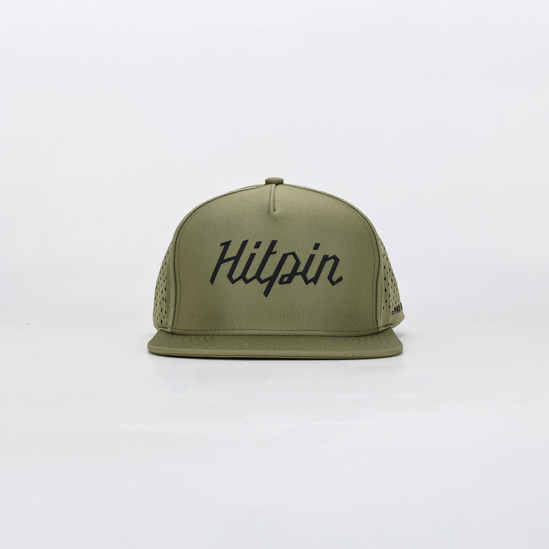 Mörkbeige Hitpin logga keps tour framifrån