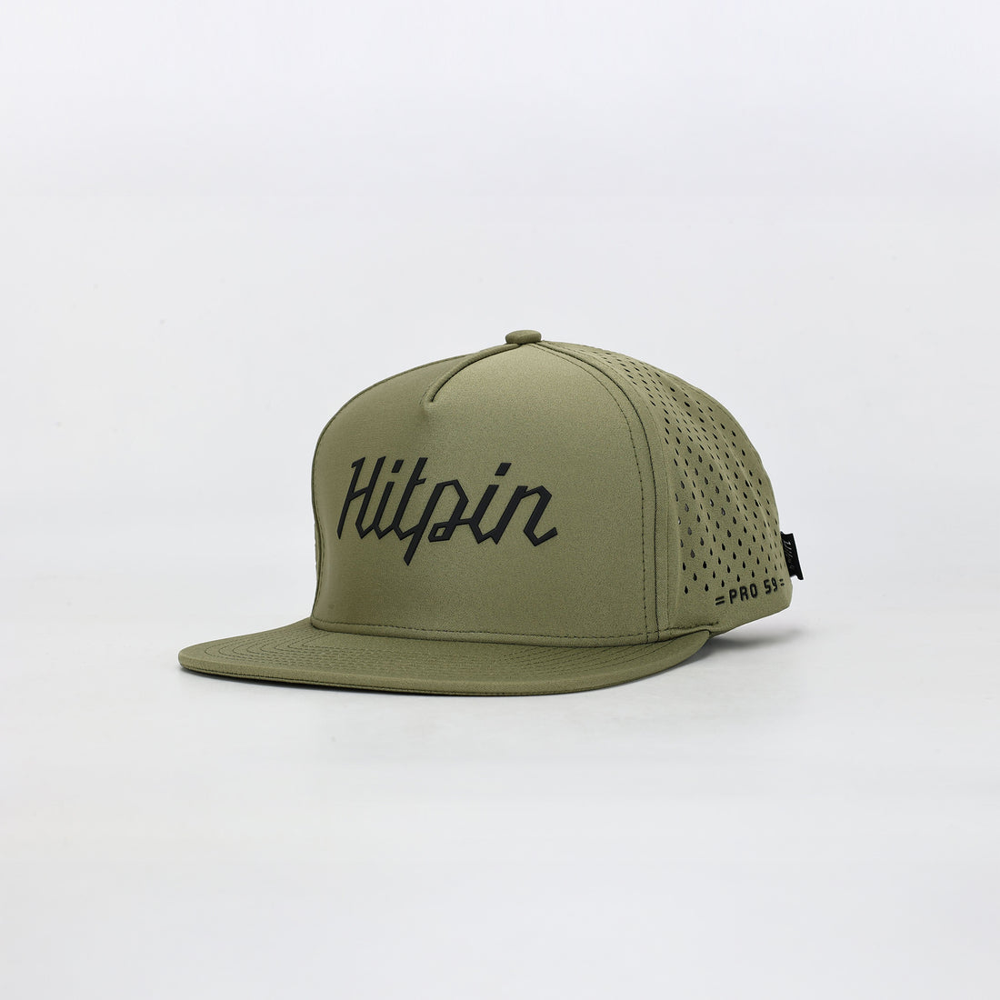 Diagonalt framifrån mörkbeige Hitpin keps