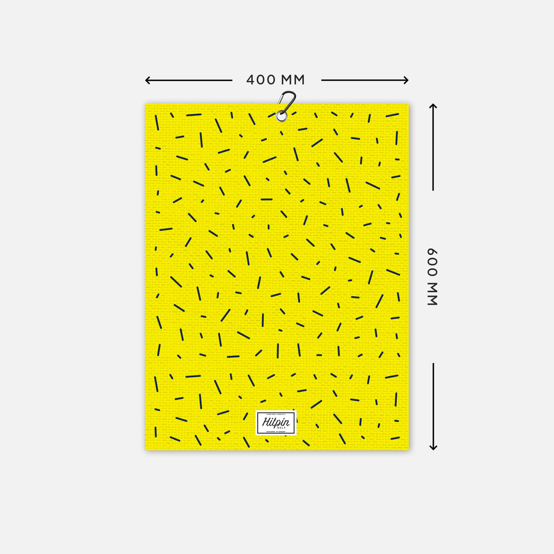 Microfiber Towel Doodle Yellow