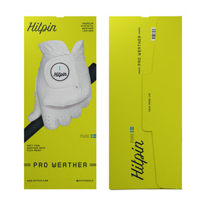 Hitpin allväder golfhandske förpackning